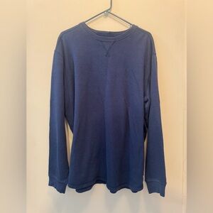 Carhartt Navy Blue Long Sleeve Shirt Size 2XL